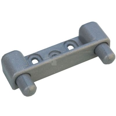 Gâche anti-vibration avec ressorts pour poignée Zamak